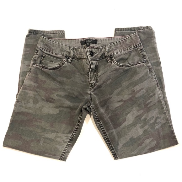 Sanctuary Denim - Sanctuary Camouflage Cropped Grey Green Jeans 24